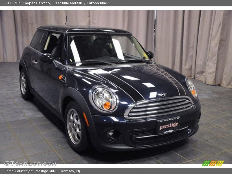 Reef Blue Metallic / Carbon Black 2013 Mini Cooper Hardtop
