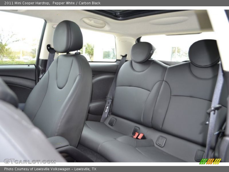 Rear Seat of 2011 Cooper Hardtop