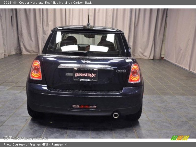 Reef Blue Metallic / Carbon Black 2013 Mini Cooper Hardtop