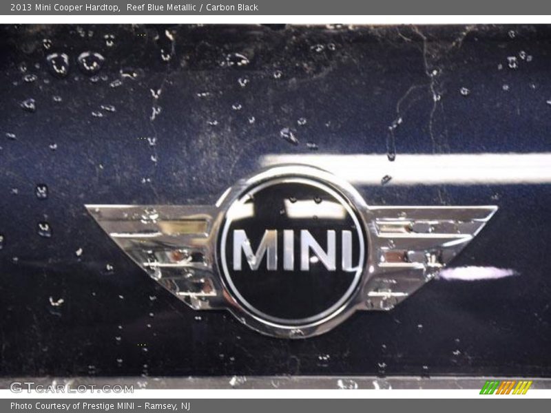 Reef Blue Metallic / Carbon Black 2013 Mini Cooper Hardtop