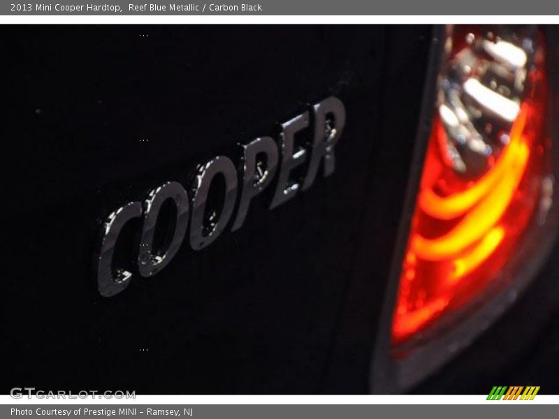 Reef Blue Metallic / Carbon Black 2013 Mini Cooper Hardtop