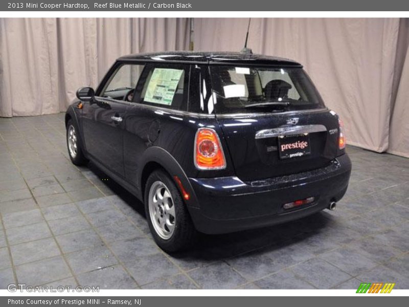 Reef Blue Metallic / Carbon Black 2013 Mini Cooper Hardtop