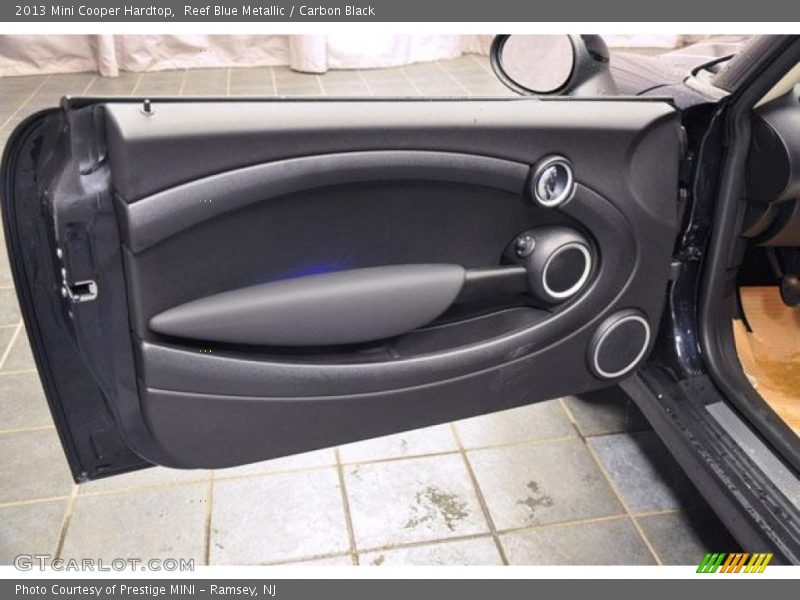 Reef Blue Metallic / Carbon Black 2013 Mini Cooper Hardtop