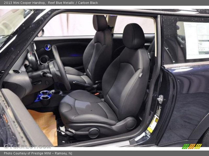 Reef Blue Metallic / Carbon Black 2013 Mini Cooper Hardtop