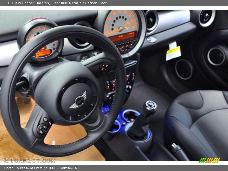 Reef Blue Metallic / Carbon Black 2013 Mini Cooper Hardtop