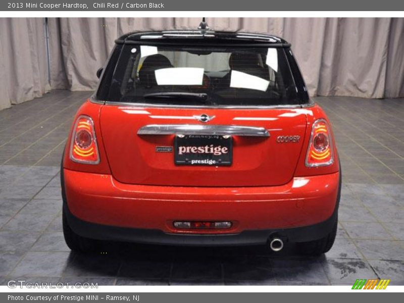 Chili Red / Carbon Black 2013 Mini Cooper Hardtop