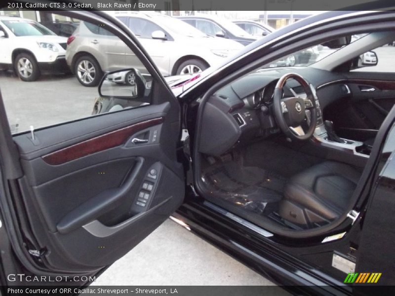 Black Raven / Ebony 2011 Cadillac CTS 3.0 Sedan