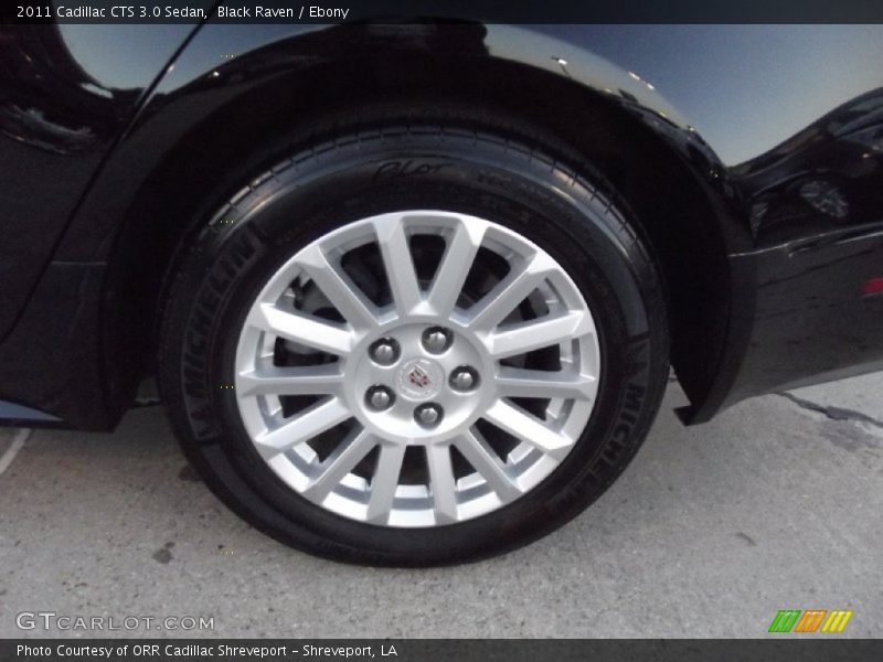 Black Raven / Ebony 2011 Cadillac CTS 3.0 Sedan