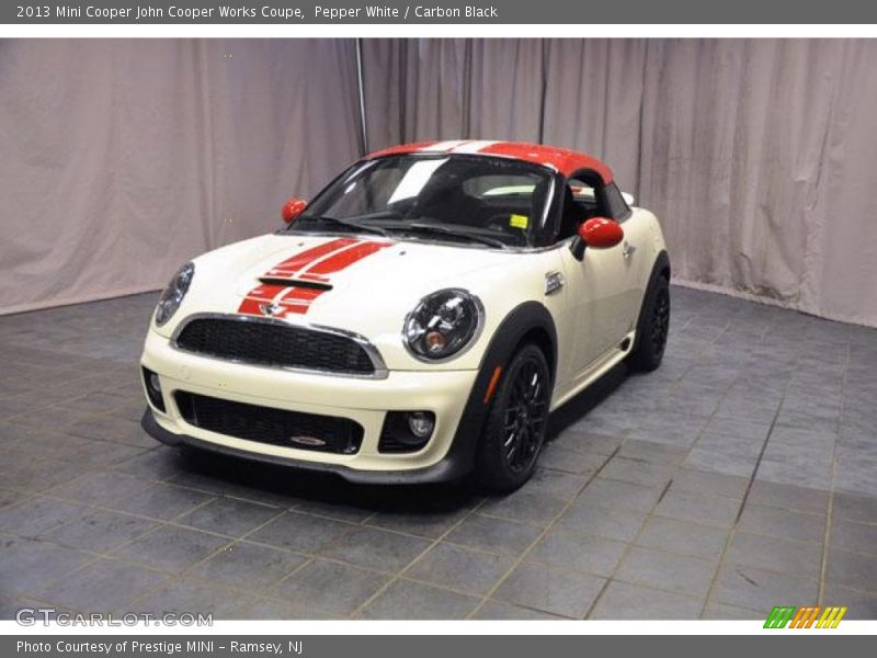 Pepper White / Carbon Black 2013 Mini Cooper John Cooper Works Coupe