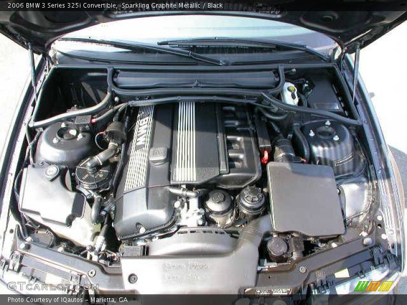 Sparkling Graphite Metallic / Black 2006 BMW 3 Series 325i Convertible