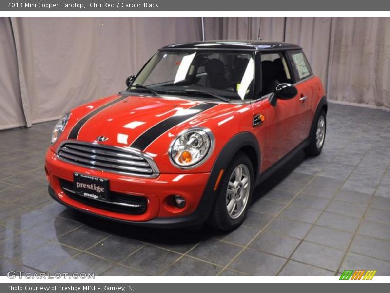 Chili Red / Carbon Black 2013 Mini Cooper Hardtop