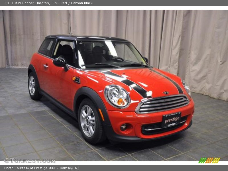 Chili Red / Carbon Black 2013 Mini Cooper Hardtop