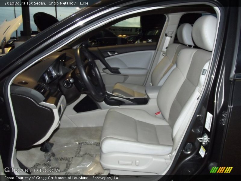 Grigio Metallic / Taupe 2010 Acura TSX Sedan