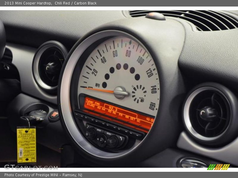 Chili Red / Carbon Black 2013 Mini Cooper Hardtop