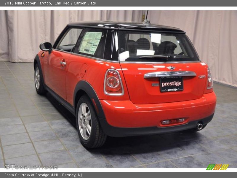 Chili Red / Carbon Black 2013 Mini Cooper Hardtop
