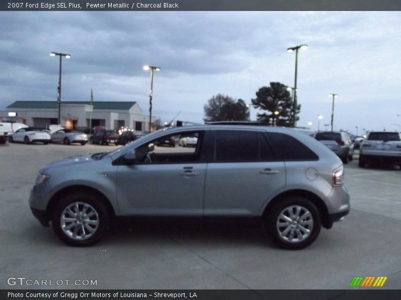 Pewter Metallic / Charcoal Black 2007 Ford Edge SEL Plus
