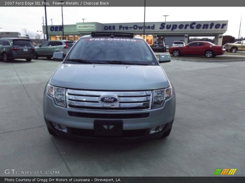 Pewter Metallic / Charcoal Black 2007 Ford Edge SEL Plus