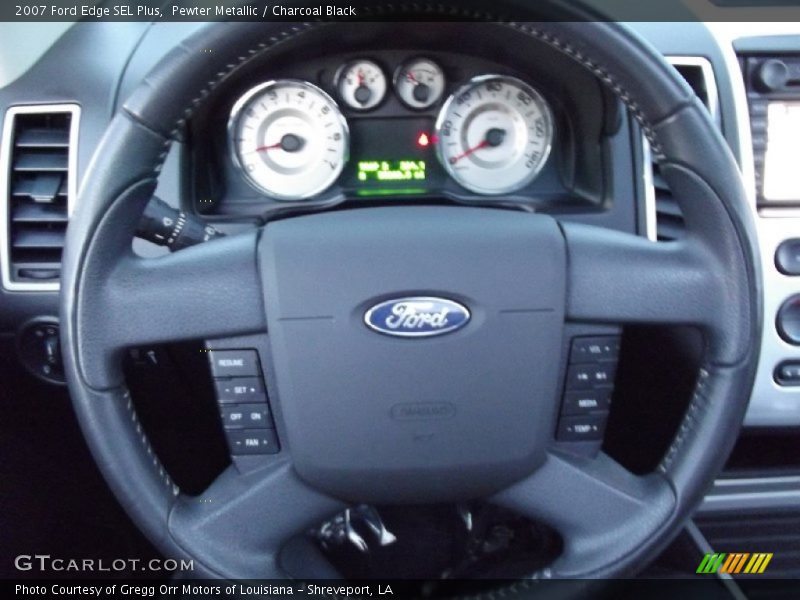 Pewter Metallic / Charcoal Black 2007 Ford Edge SEL Plus
