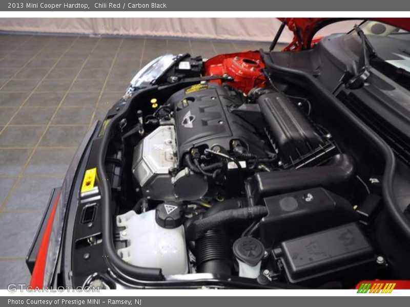 Chili Red / Carbon Black 2013 Mini Cooper Hardtop