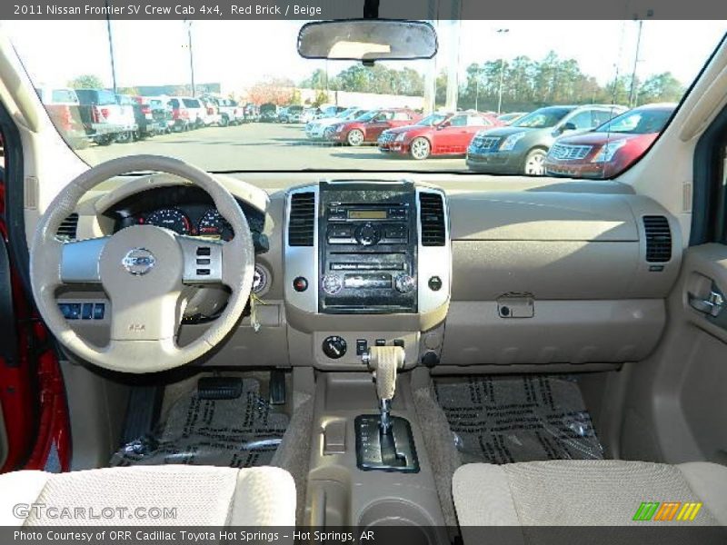 Red Brick / Beige 2011 Nissan Frontier SV Crew Cab 4x4