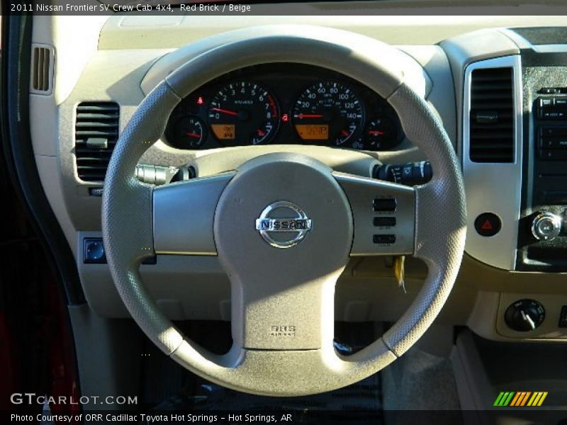 Red Brick / Beige 2011 Nissan Frontier SV Crew Cab 4x4