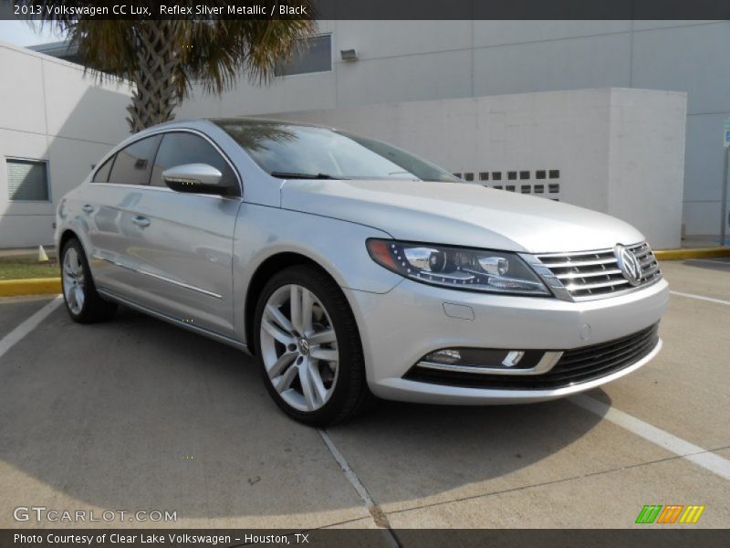 Reflex Silver Metallic / Black 2013 Volkswagen CC Lux