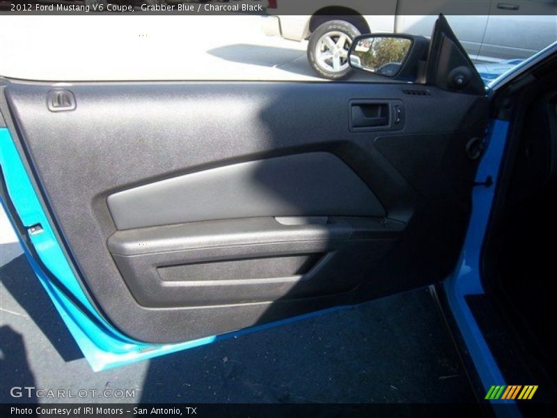 Grabber Blue / Charcoal Black 2012 Ford Mustang V6 Coupe