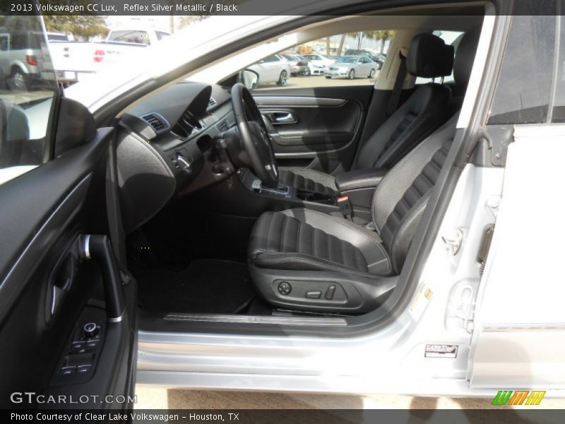 Reflex Silver Metallic / Black 2013 Volkswagen CC Lux