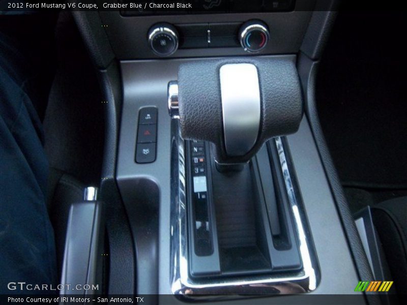 Grabber Blue / Charcoal Black 2012 Ford Mustang V6 Coupe