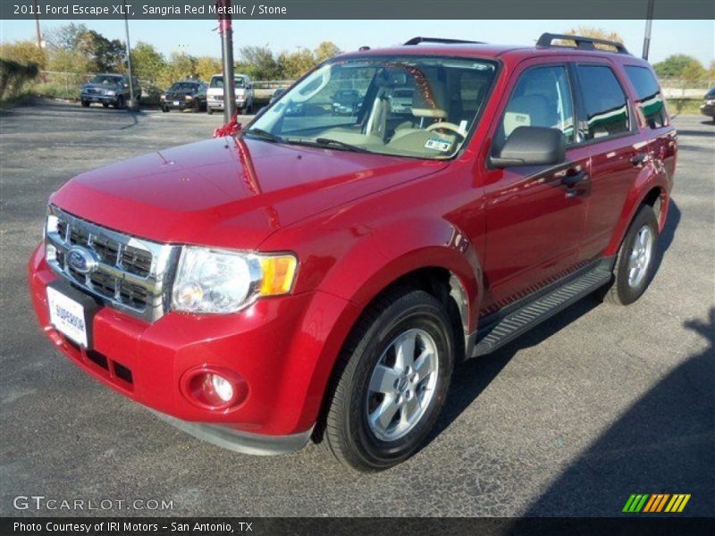 Sangria Red Metallic / Stone 2011 Ford Escape XLT