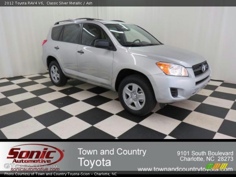 Classic Silver Metallic / Ash 2012 Toyota RAV4 V6