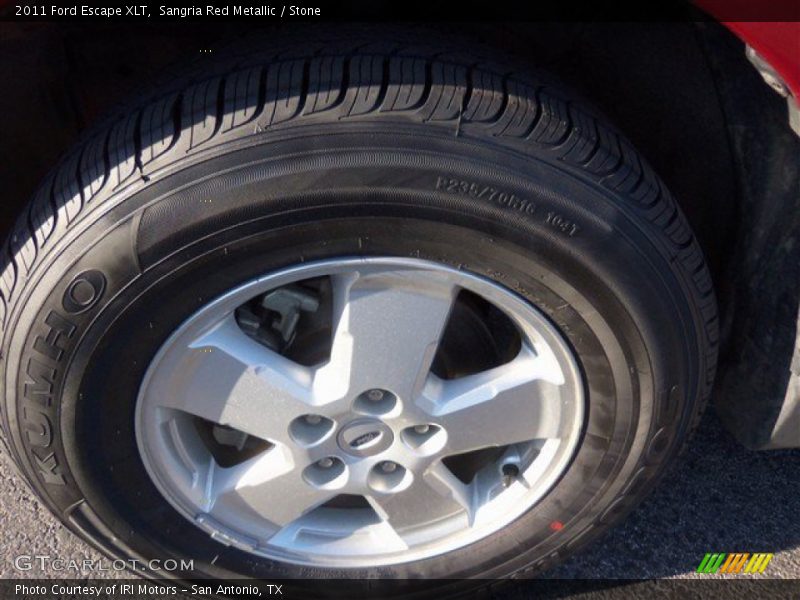 Sangria Red Metallic / Stone 2011 Ford Escape XLT