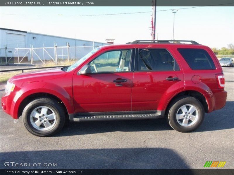 Sangria Red Metallic / Stone 2011 Ford Escape XLT