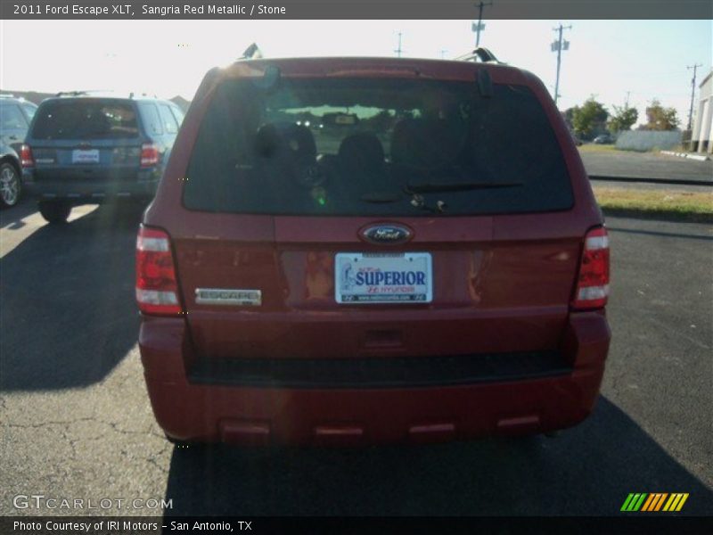 Sangria Red Metallic / Stone 2011 Ford Escape XLT