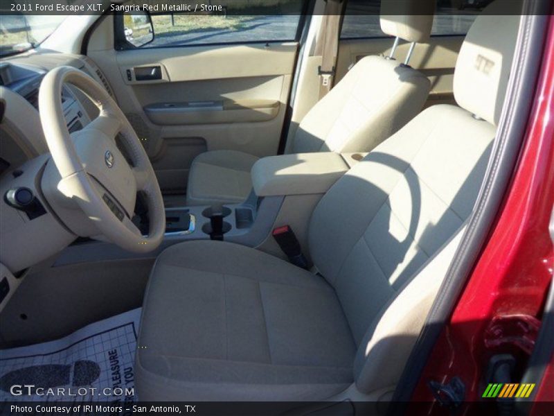 Sangria Red Metallic / Stone 2011 Ford Escape XLT