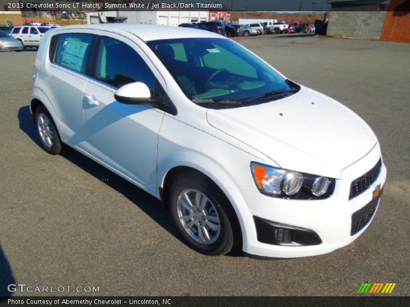 Front 3/4 View of 2013 Sonic LT Hatch