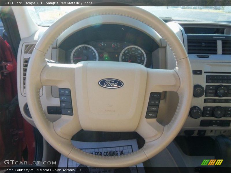 Sangria Red Metallic / Stone 2011 Ford Escape XLT