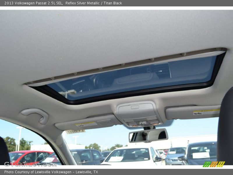 Reflex Silver Metallic / Titan Black 2013 Volkswagen Passat 2.5L SEL