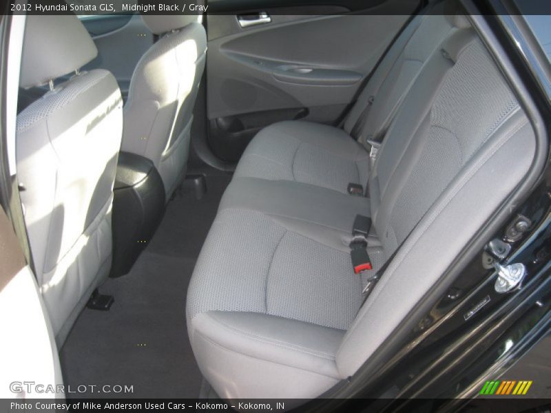 Midnight Black / Gray 2012 Hyundai Sonata GLS