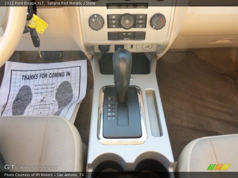 Sangria Red Metallic / Stone 2011 Ford Escape XLT