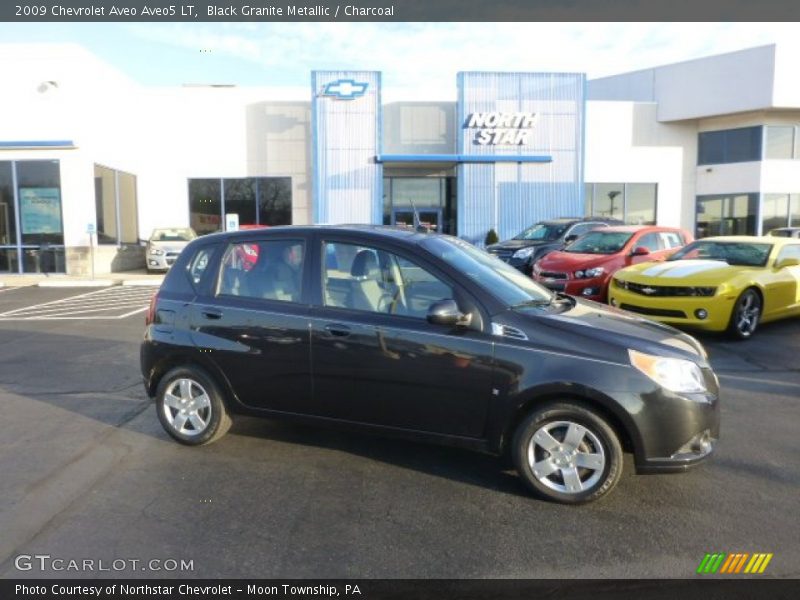 Black Granite Metallic / Charcoal 2009 Chevrolet Aveo Aveo5 LT