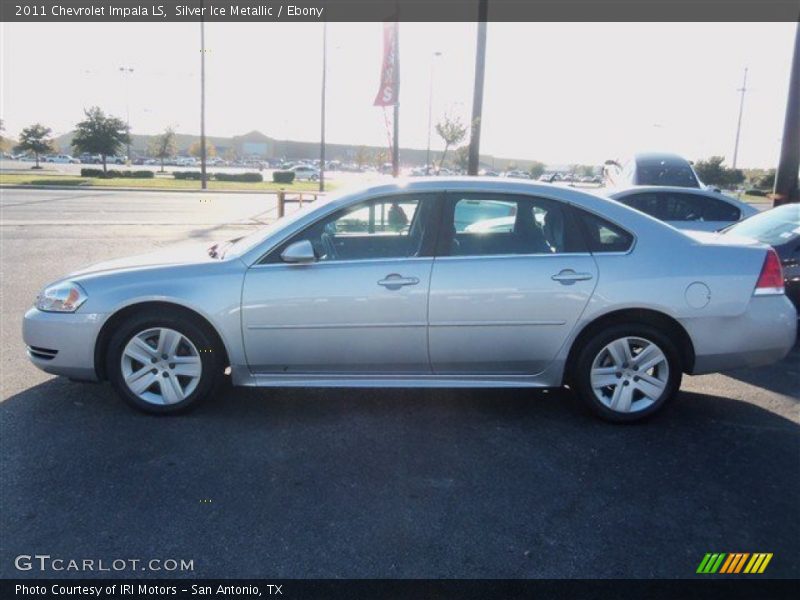 Silver Ice Metallic / Ebony 2011 Chevrolet Impala LS