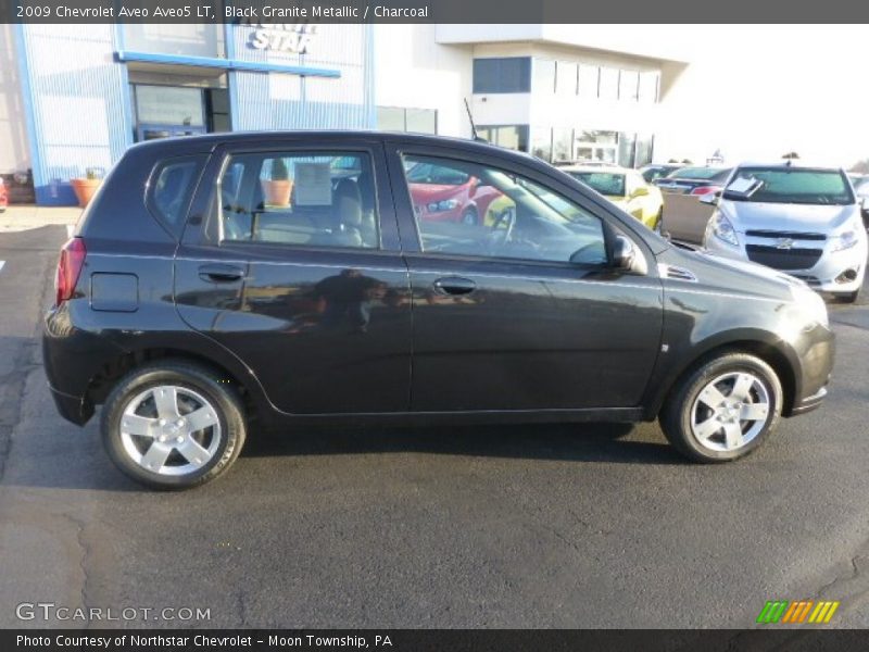 Black Granite Metallic / Charcoal 2009 Chevrolet Aveo Aveo5 LT