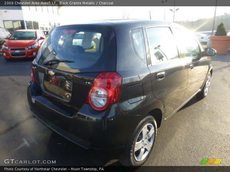 Black Granite Metallic / Charcoal 2009 Chevrolet Aveo Aveo5 LT