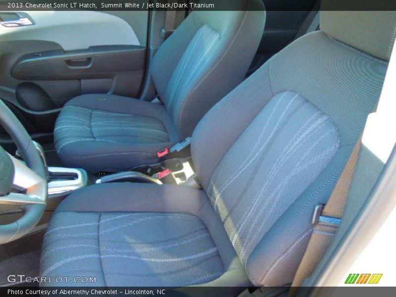 Summit White / Jet Black/Dark Titanium 2013 Chevrolet Sonic LT Hatch