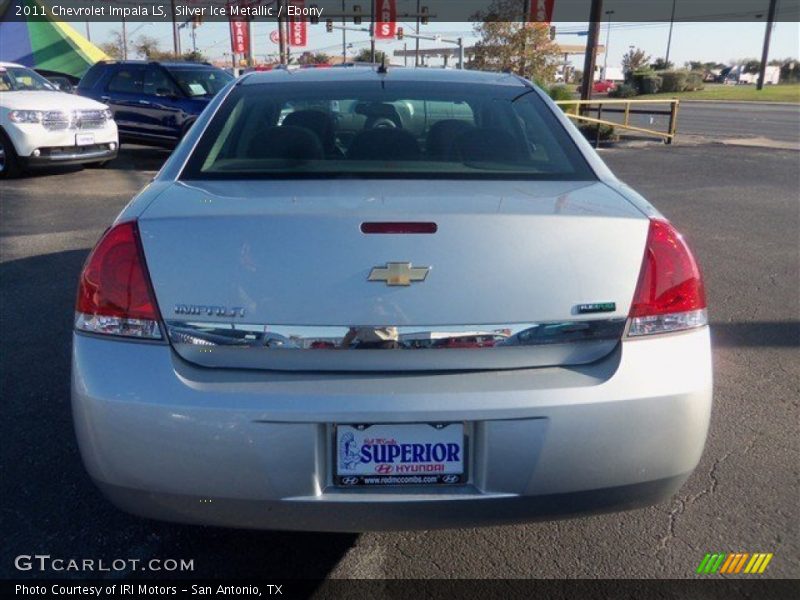 Silver Ice Metallic / Ebony 2011 Chevrolet Impala LS