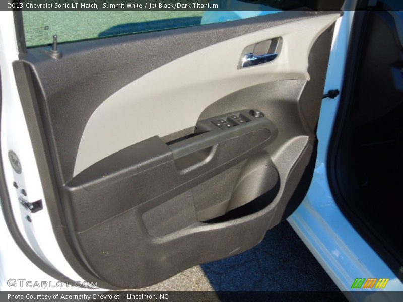 Summit White / Jet Black/Dark Titanium 2013 Chevrolet Sonic LT Hatch