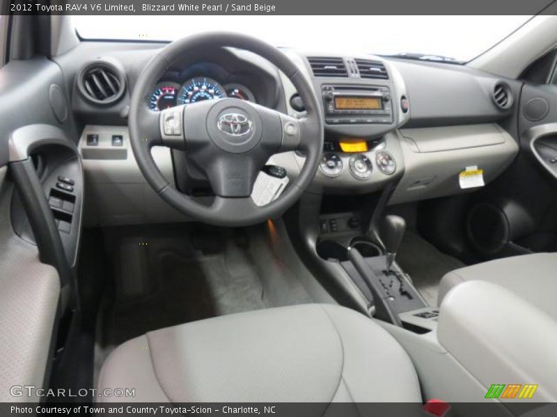  2012 RAV4 V6 Limited Sand Beige Interior