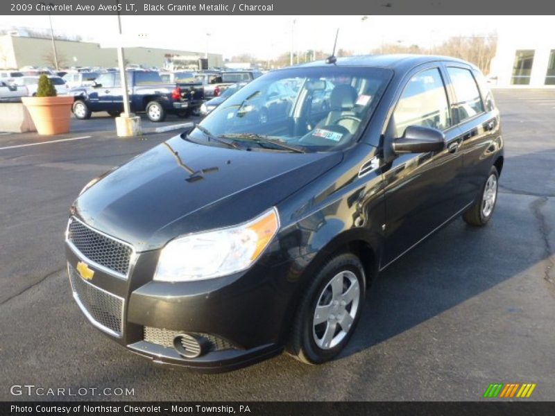 Black Granite Metallic / Charcoal 2009 Chevrolet Aveo Aveo5 LT