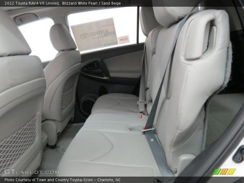 Rear Seat of 2012 RAV4 V6 Limited